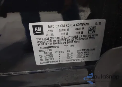 2023 Buick Encore Gx Preferred Fwd from USA, damaged, VIN KL4MMBS29PB052199